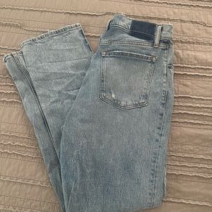 Women’s 90 high rise Abercrombie & Fitch straight jeans